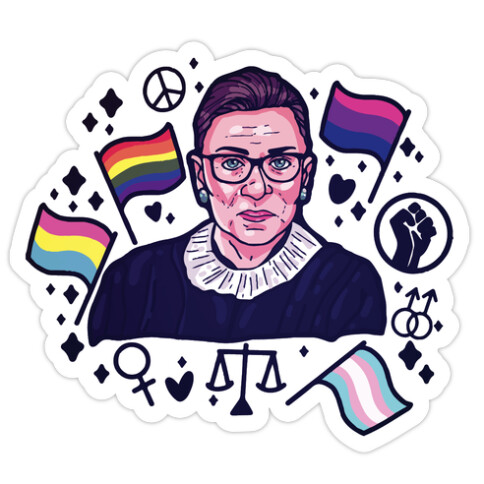 Pride Colors RBG Die Cut Sticker