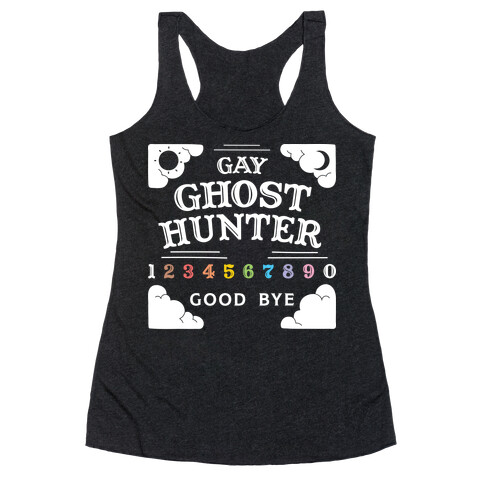 Gay Ghost Hunter Racerback Tank Top