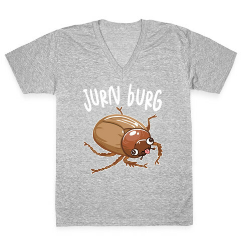 Jurn Burg Derpy June Bug V-Neck Tee Shirt