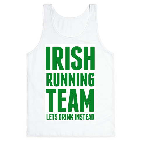 Irish Running Team Tank Top