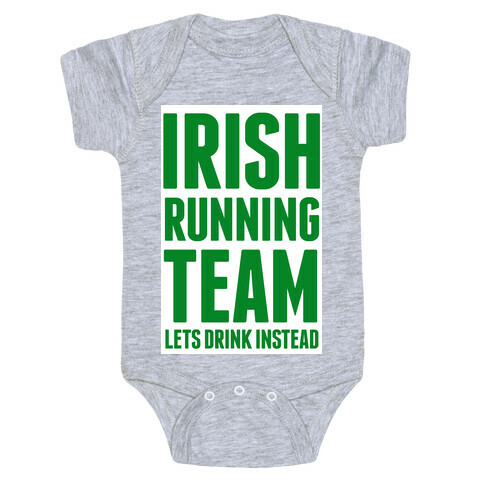Irish Running Team Baby One-Piece