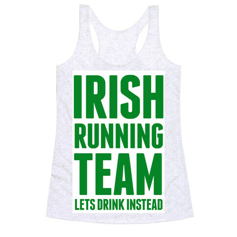 Irish Running Team Racerback Tank Top