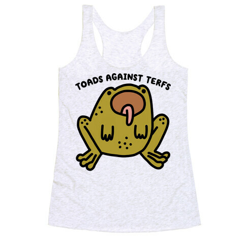 Toads Against TERFs (Censored) Racerback Tank Top