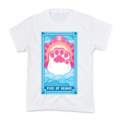 Five of Beans Kids T-Shirt