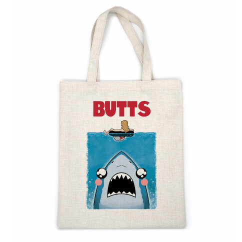 BUTTS Jaws Parody Casual Tote