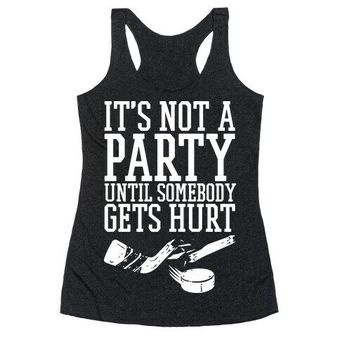 Hockey Party Racerback Tank Top