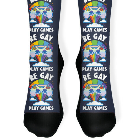 Be Gay Play Games Sock