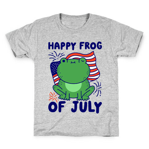 Happy Frog of July Kids T-Shirt