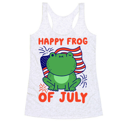 Happy Frog of July Racerback Tank Top