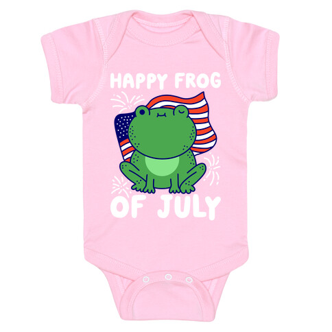 Happy Frog of July Baby One-Piece