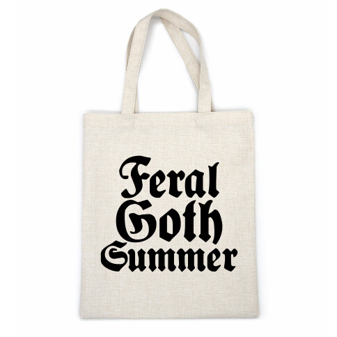 Feral Goth Summer Casual Tote