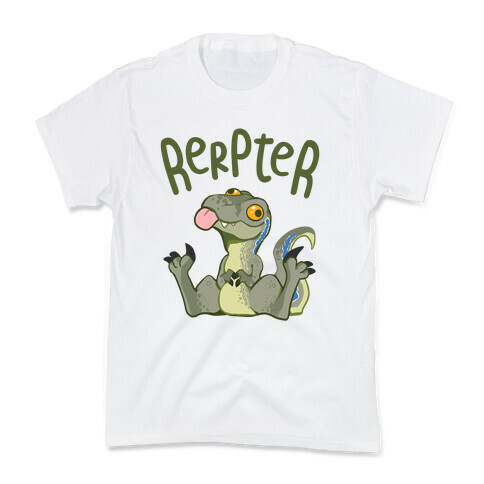 Derpy Raptor Rerpter Kids T-Shirt