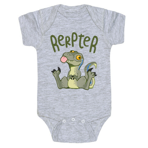 Derpy Raptor Rerpter Baby One-Piece