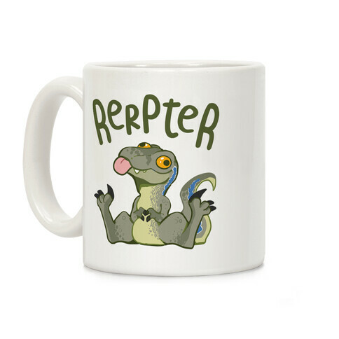 Derpy Raptor Rerpter Coffee Mug