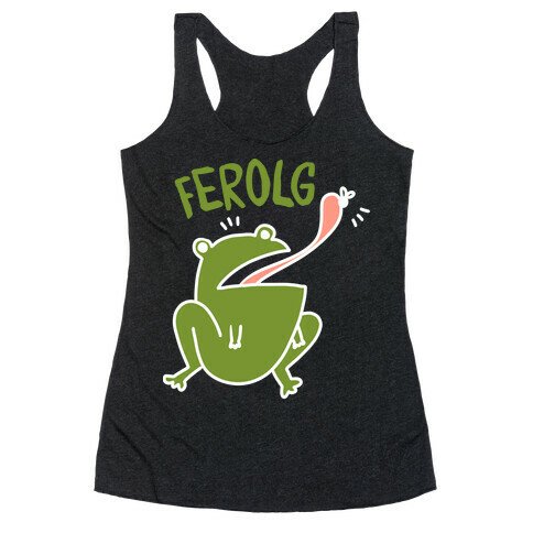 FEROLG - Feral Girl Frog Racerback Tank Top