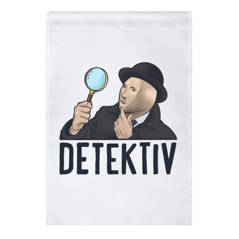 Detektiv Parody Garden Flag