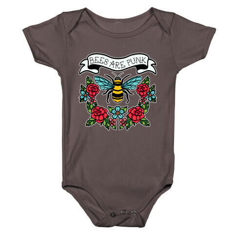 Bees Are Punk Baby One-Piece