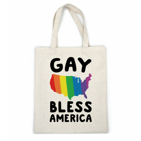 Gay Bless America Casual Tote