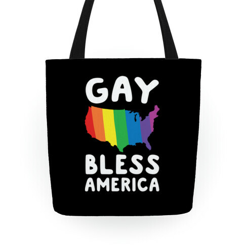 Gay Bless America Tote