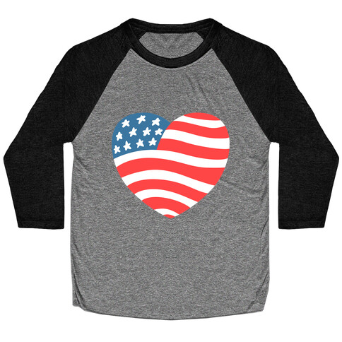 American Heart Baseball Tee