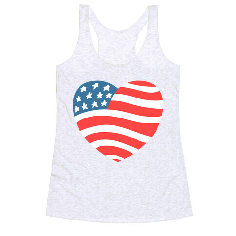 American Heart Racerback Tank Top