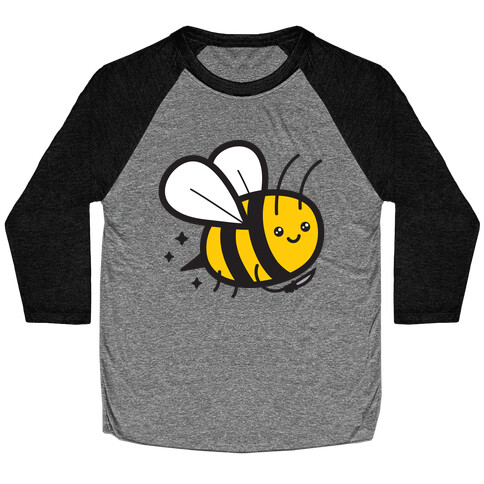 Bee With Knife Baseball Tee