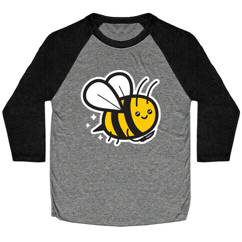 Bee With Knife Baseball Tee