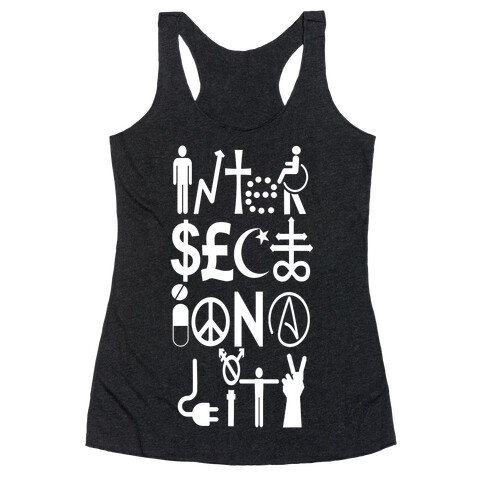 Intersectionality  Racerback Tank Top