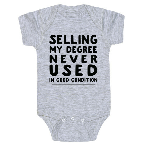 Selling Degree, Never Used Baby One-Piece
