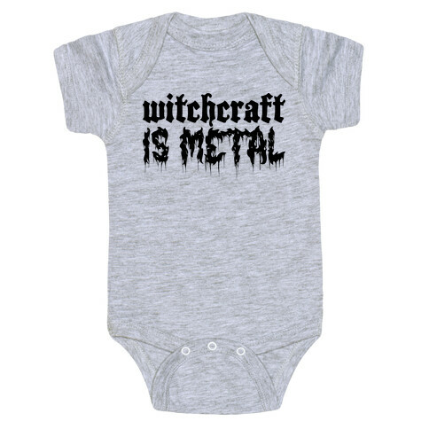 Witchcraft is Metal Baby One-Piece