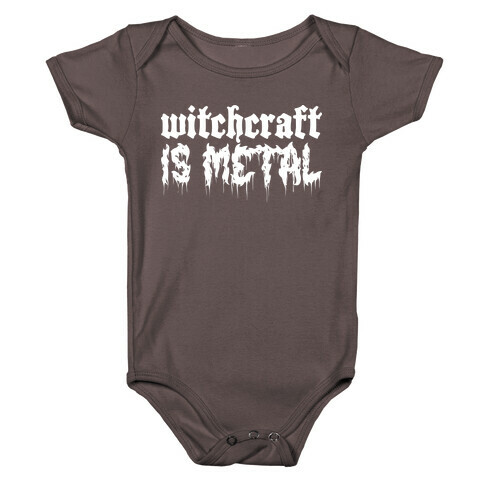 Witchcraft is Metal Baby One-Piece