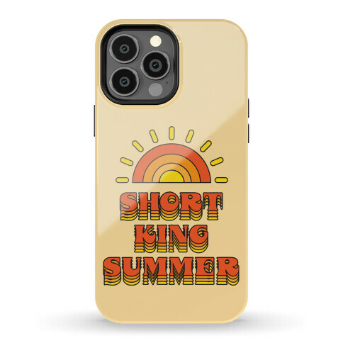 Short King Summer Sunset Phone Case