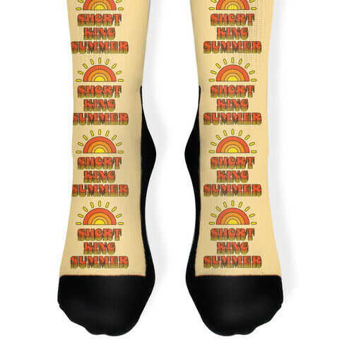 Short King Summer Sunset Sock