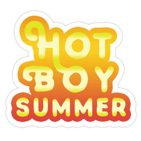 Hot Boy Summer Die Cut Sticker