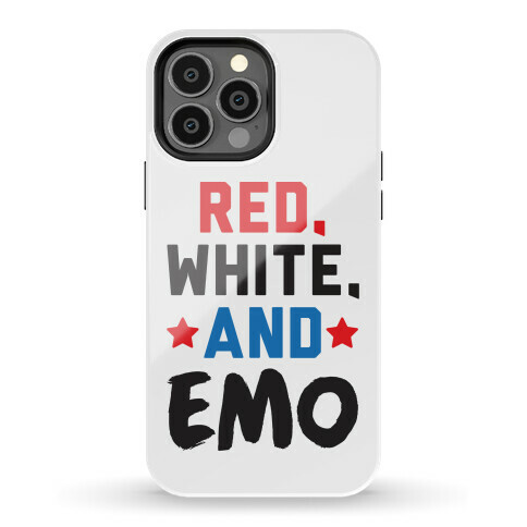 Red, White, And Emo Phone Case