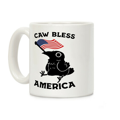 Caw Bless America Coffee Mug