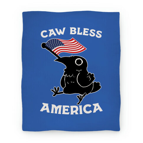 Caw Bless America Blanket