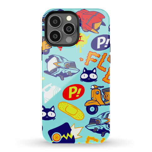 FLCL Anime Pattern Phone Case