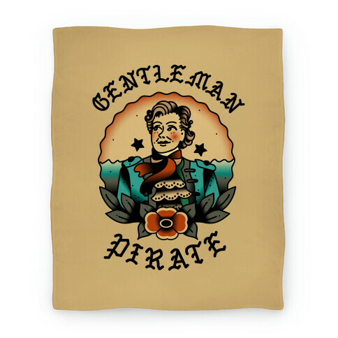 Gentleman Pirate Sailor Jerry Tattoo Blanket