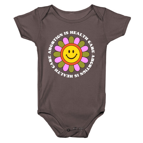 Abortion is Health Care Retro Baby One-Piece