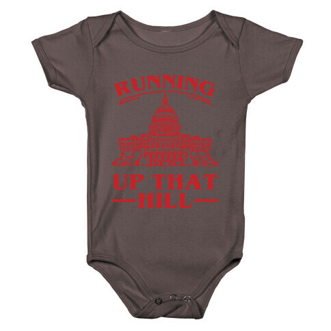 Running Up That HIll (Capital Hill) Baby One-Piece