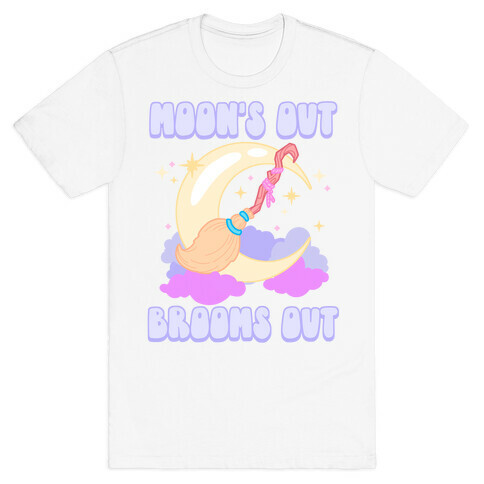 Moon's Out Brooms Out T-Shirt