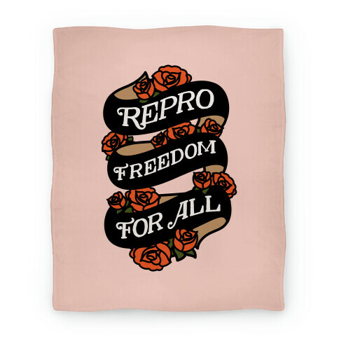Repro Freedom For All Roses and Ribbon Blanket