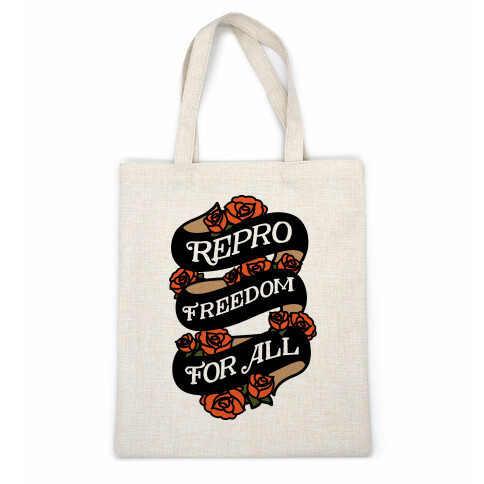 Repro Freedom For All Roses and Ribbon Casual Tote