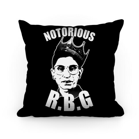 Notorious RBG (Ruth Bader Ginsburg) Pillow