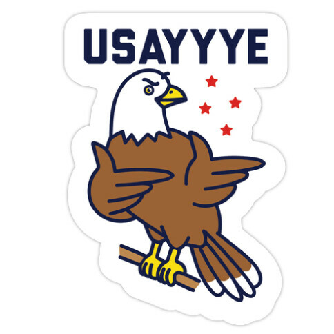 USAYYYE Bald Eagle Die Cut Sticker