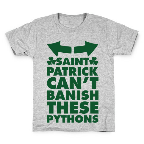 Saint Patrick Can't Banish These Pythons Kids T-Shirt
