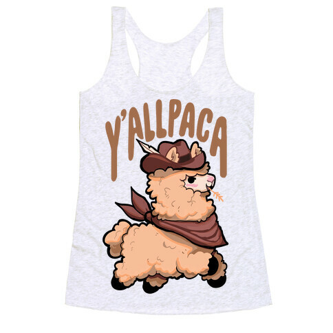 Y'allpaca Racerback Tank Top