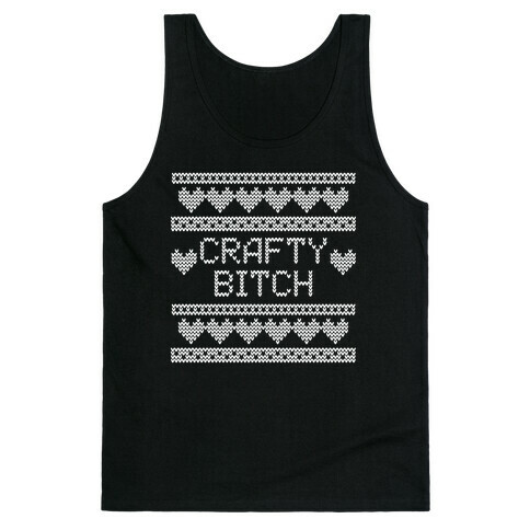 Crafty Bitch Knitting Pattern Tank Top