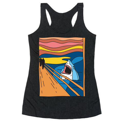 The Shark Scream Racerback Tank Top